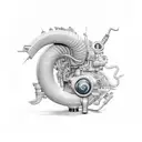 Turbo tattoo design idea