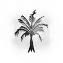 Palm Tree tattoo design idea