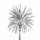 Palm Tree tattoo design idea