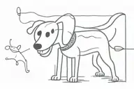 dog raw tattoo design idea