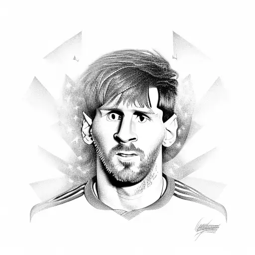 Lionel Messi, Dream, 10, Soccer,  tattoo design idea