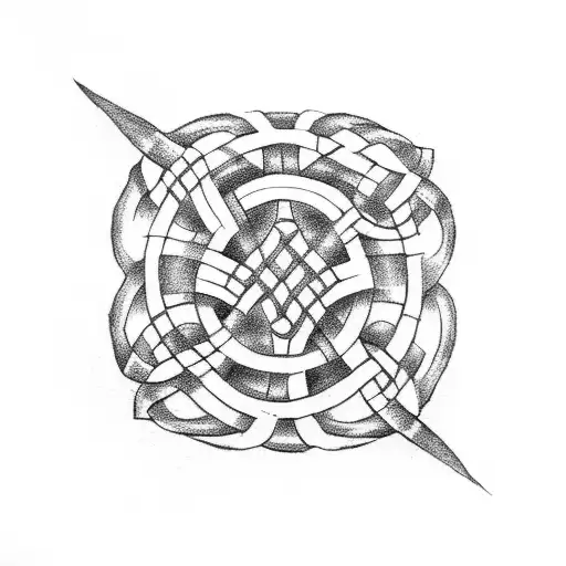 Celtic Knot tattoo design idea
