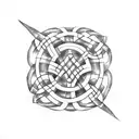 Celtic Knot tattoo design idea
