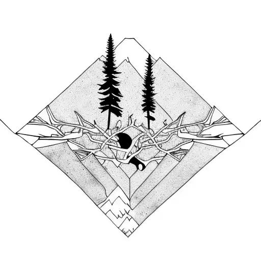 The Melody of a Fallen Tree tattoo design idea