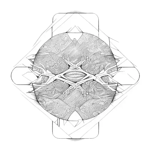 The Melody of a Fallen Tree tattoo design idea