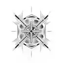 amsterdam 3 crosses tattoo design idea