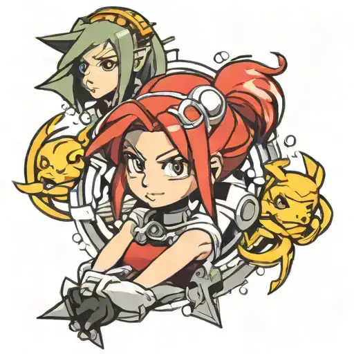 Jessie team rocket tattoo design idea
