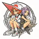 Jessie team rocket tattoo design idea