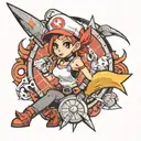 Jessie team rocket tattoo design idea