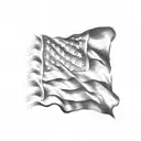 american flag sleeve tattoo design idea