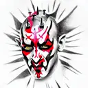 Darth Maul tattoo design idea