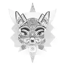 Totem pole-inspired design with Aztec animal symbols tattoo design idea