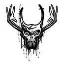 Hannibal lector wendigo tattoo design idea