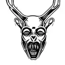 Hannibal lector wendigo tattoo design idea
