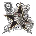 reality shifting in different universes energy and magic tattoo design idea