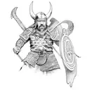 viking band tattoo design idea