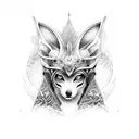 freya runes tattoo design idea