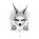 freya runes tattoo design idea