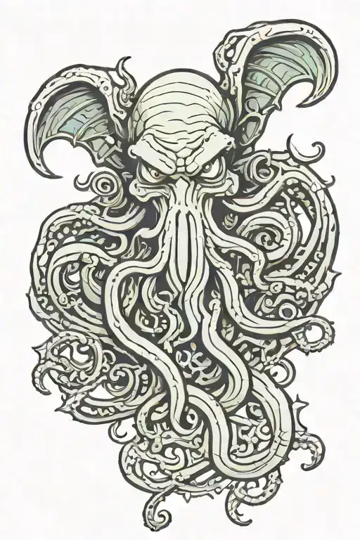Cthulhu tattoo design idea