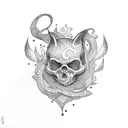 "disfruta" typography  tattoo design idea