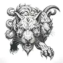 Cerberus tattoo design idea
