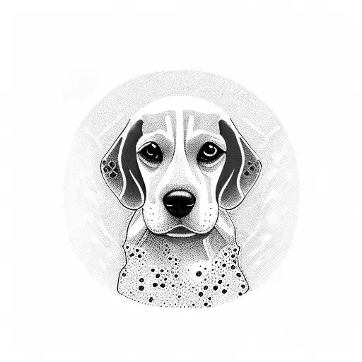 Beagle  tattoo design idea