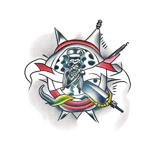 dagger tattoo design idea