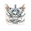 dagger tattoo design idea