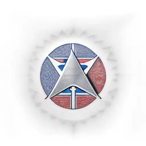 Pan am logo with danish flag 6.19.23 tattoo design idea