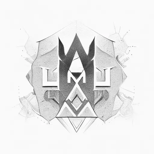 a Steel with the words M.D.L on it  tattoo design idea