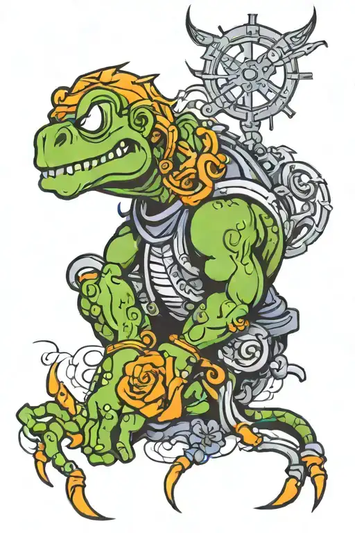 patience  be content discipline tattoo design idea