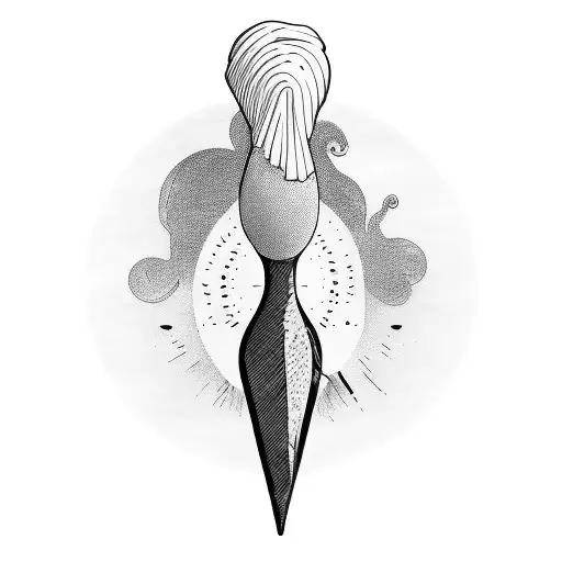 drumstick tattoo design idea