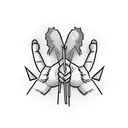 drumstick tattoo design idea