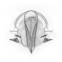 drumstick tattoo design idea