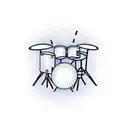 drumstick drummer tattoo design idea