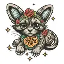 cookie tattoo design idea