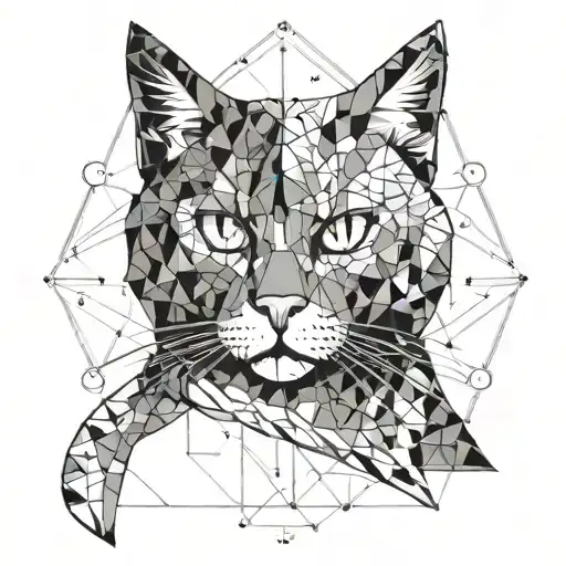 cats and coding  tattoo design idea