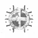 Afghanistan tattoo design idea