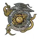 USMC logo tattoo design idea