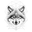 baby wolf named Luca  tattoo design idea
