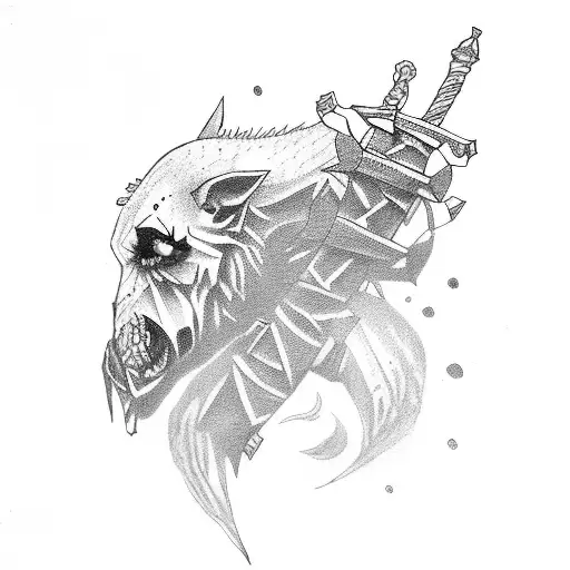 Witcher tattoo design idea