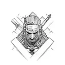 Witcher tattoo design idea