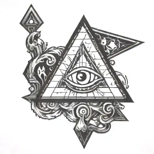 Bill Cipher from Gravity Falls tattoo design idea