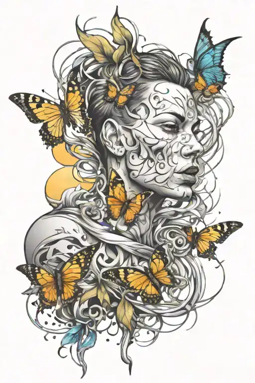 Breaking free tattoo design idea