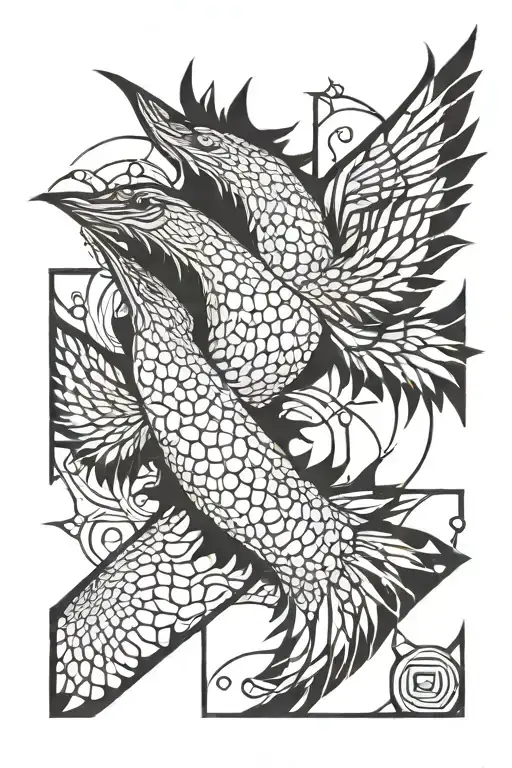 Breaking free tattoo design idea