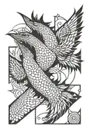 Breaking free tattoo design idea