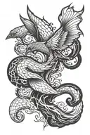 Breaking free tattoo design idea