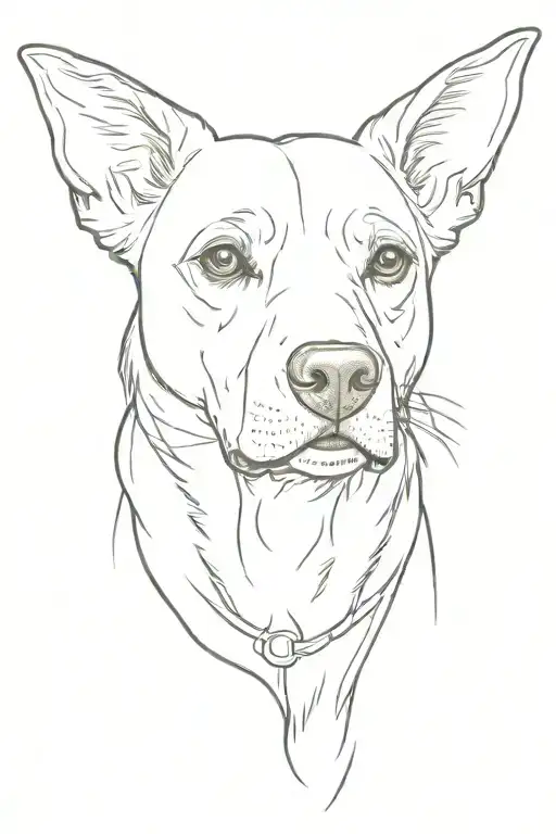 I'm looking for a skilled tattoo artist to help me create a special tattoo design in memory of my beloved dog who recent tattoo design idea