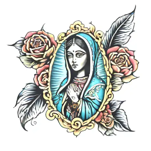 lady of Guadalupe tattoo design idea