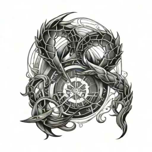 design incorporating Scorpio Libra and cancer elements  tattoo design idea